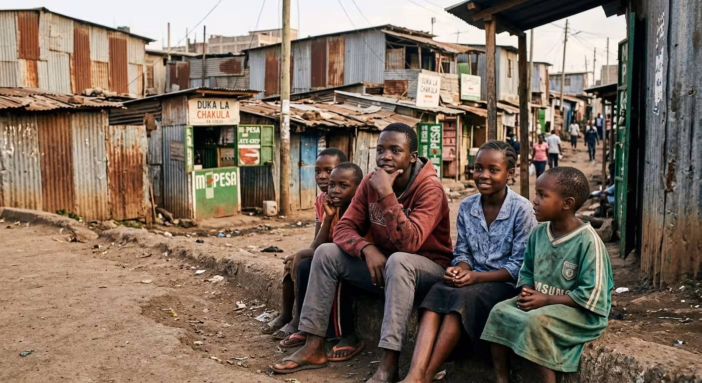 Street-connected children receiving rehabilitation support